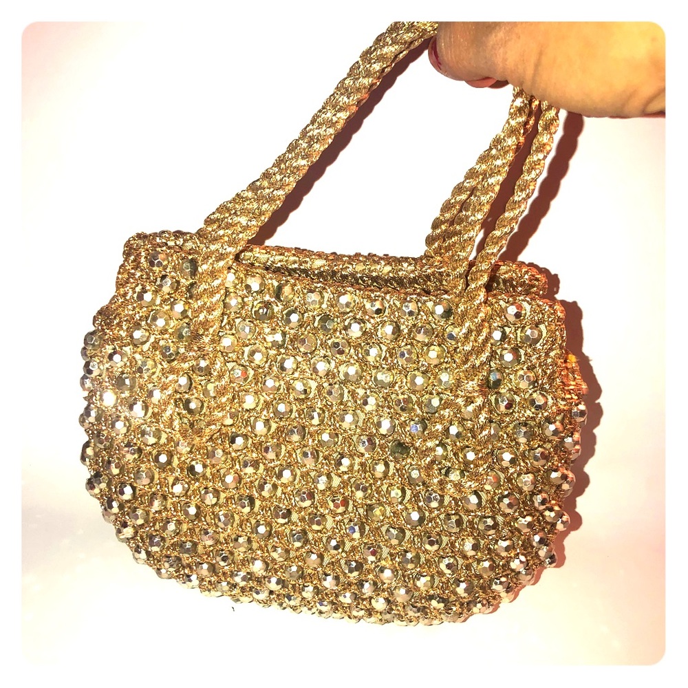 Vintage gold clutch